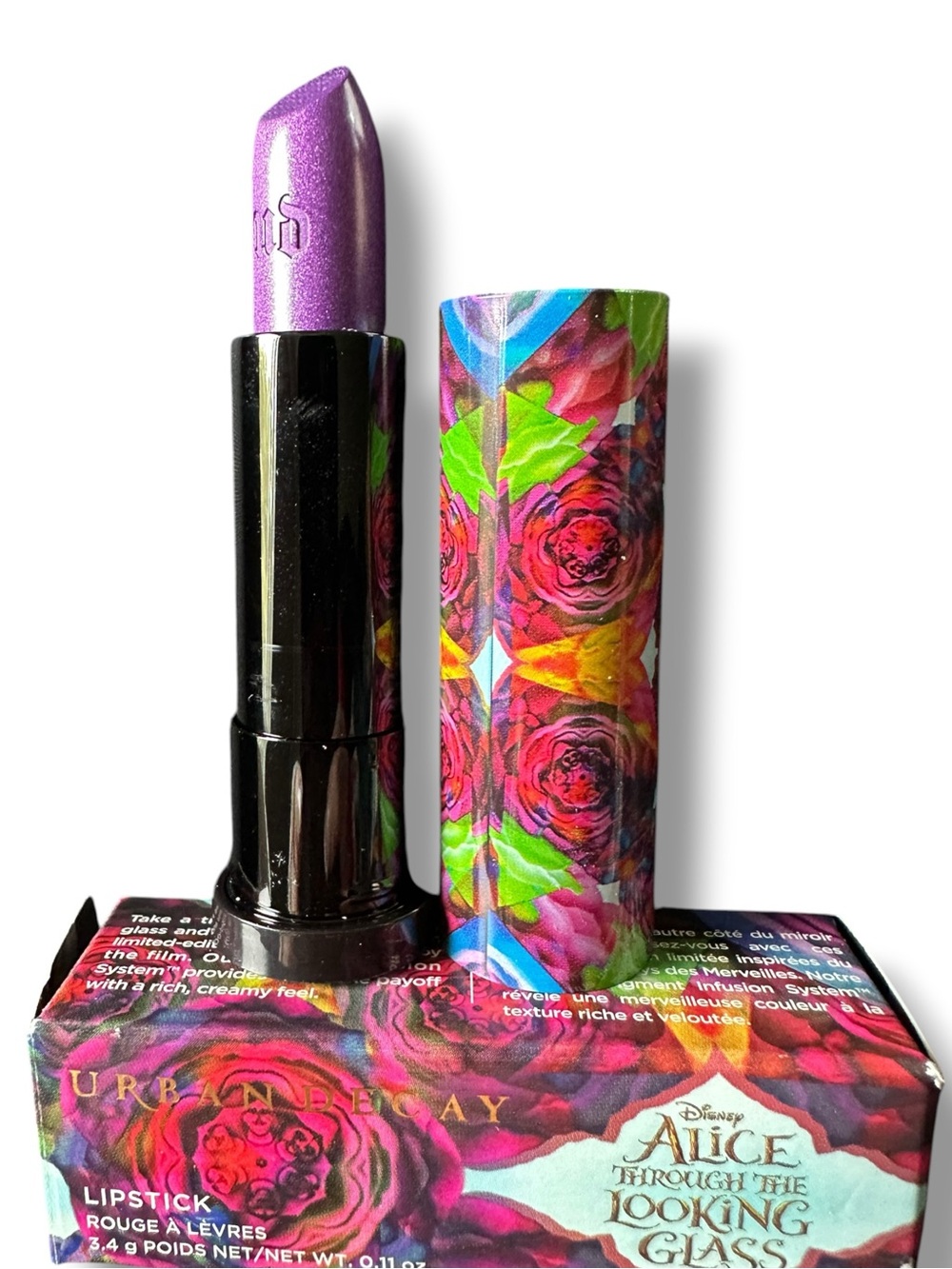 Urban Decay Disney Alice Through the Looking Glass Lipstick LTD ED Mad Hatter.